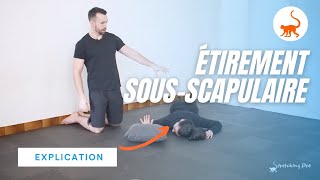 Étirement myofascial du sous scapulaire  explications [upl. by Adaiha]