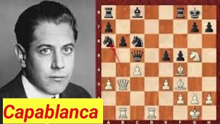 Capablanca all famous games  capablanca vs Jacob Schiffman [upl. by Massarelli]