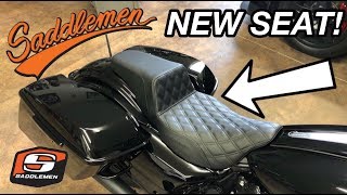 HARLEY DAVIDSON TOURING SADDLEMEN STEP UP SEAT INSTALL IN DEPTH REVIEW [upl. by Adleme]