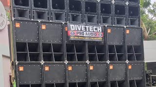 Divetech Pro Audio New Mid High Soundcheck [upl. by Arad]