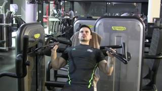 Shoulder Press Technogym Element [upl. by Meerek]