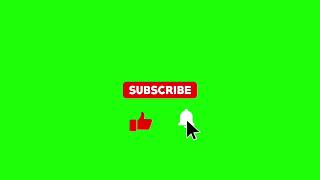 Green screen like and subscribe button VFX non copyright [upl. by Rednasela567]