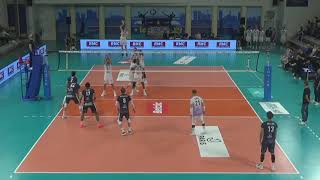 Japan Volleyball Kento Miyaura incredible 22 points in Paris  Tours [upl. by Lamraj]