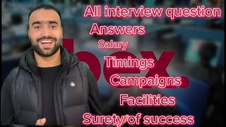 Ibex interview I question and answers  ibex call centre salary  ibex reality  work environment [upl. by Collen]