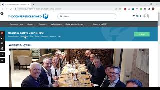 How to navigate The Conference Board Community Page [upl. by Griswold]