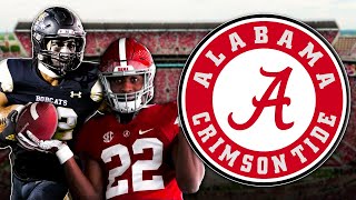 This RIDICULOUSLY FAST Receiver Just Committed To Alabama Crimson Tide [upl. by Kcuhc500]