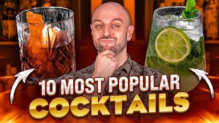 TOP 10 most popular cocktails in the world 2023 TheDrCork [upl. by Eenobe]