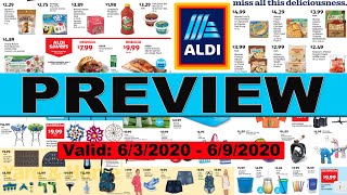 Aldi Preview Weekly Ad  Aldi Weekly Ad Jun 32020  Aldi Sneak Peek Ad  Aldi Ad One By One [upl. by Ained]