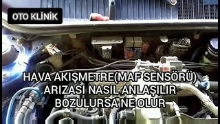 Hava Akışmetre Arızası Nasıl Anlaşılır Belirtileri Hava Akışmetre Maf Sensörü Bozulursa Ne Olur [upl. by Ahsiak]