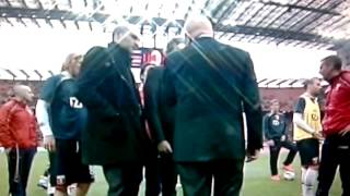 MilanGenoa Galliani Comunica la Morte di Morosini in Campo Tutti Dispiaciuti 14042012 [upl. by Goulette]