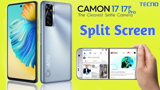 How to Split Screen on Tecno Camon 17  How to Split Screen on Tecno Camon 17 Pro [upl. by Ainattirb]