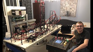 Project Infinity Model Roller Coaster with Advanced PLC Safety Control System [upl. by Ybocaj693]