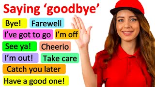 SAYING GOODBYE IN ENGLISH  Formal amp informal  Learn with examples amp quiz [upl. by Rebak167]