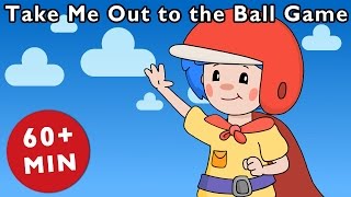 Take Me Out to the Ball Game  Nursery Rhymes from Mother Goose Club [upl. by Tnecnev923]