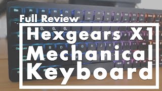 Hexgears X1 Low Profile RGB Mechanical Keyboard [upl. by Llorre]