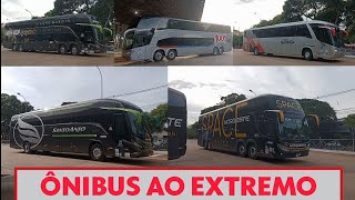 ÔNIBUS AO EXTREMO Mega MOVIMENTAÇÃO de ônibus na Rodoviária de Maringá no FERIADO de ANO NOVO [upl. by Gaskill]