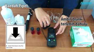 HACH Pocket Colorimeter II Fluoride [upl. by Shult]