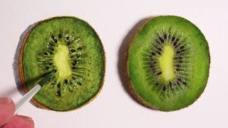 Realism Challenge 2 How to Draw a Kiwi Fruit [upl. by Countess275]