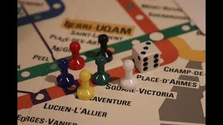 METRO Montreal Board Game by Interjeu 1997 [upl. by Kuehn581]