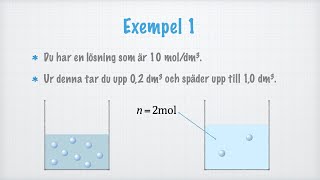 Spädning av lösningar [upl. by Esydnac]