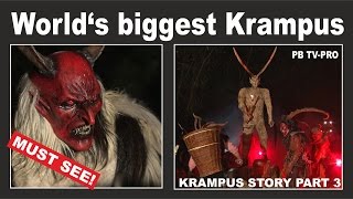 Perchtenlauf und Krampuslauf Graz  Größter Krampus [upl. by Amerd]