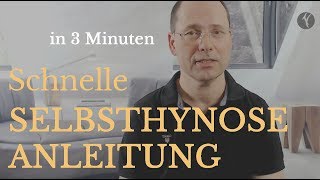 Schnelle Selbsthypnose Anleitung kostenlos lernen [upl. by Coop]