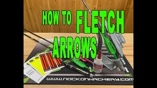 How to Fletch Your Arrows with John Dudley [upl. by Sydalg382]