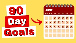 90 Day Goal Setting 2023 5 Steps to Create Quarterly SMART Goals [upl. by Valoniah]