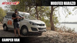 Mahindra Marazzo Modified  Camping MPV  MotorOctane [upl. by Cordi]