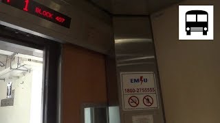 Blk 407 Bukit Batok Residential HDB Singapore  IFE JoymoreCR Traction Elevator [upl. by Anitap]