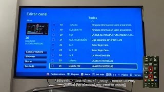 MontarInstalar y ordenar canales SmartTV Samsung Assembleinstall and sort channels on a SmartTV [upl. by Aissyla]