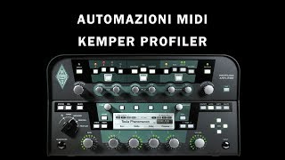 Kemper Profiler Tutorial  004 Automazioni Midi [upl. by Coplin]