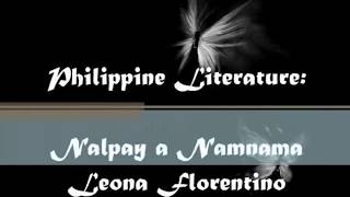 Philippine Literature  Nalpay a Namnama CSU Carig AB English [upl. by Pollack]