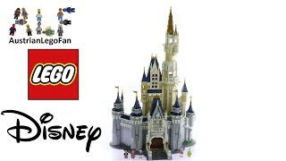 Lego Disney 71040 The Disney Castle  Lego Speed Build Review [upl. by Repohtsirhc744]