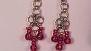 How to Create Chainmail Earrings [upl. by Elatnahs]