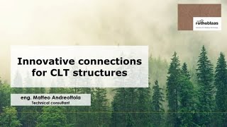 Innovative Connections for CLT and Mass Timber  Rothoblaas Insights [upl. by Ardnasella257]