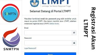 Alur Registrasi Akun LTMPT untuk Siswa [upl. by Los]