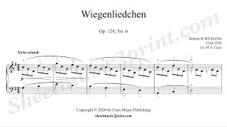 Schumann  Wiegenliedchen op 124 no 6 [upl. by Dnanidref]