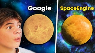 Google Planets VS SpaceEngine 2 [upl. by Lillian]