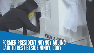 Former President Noynoy Aquino laid to rest beside Ninoy Cory [upl. by Adnohr175]