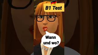 Mündliche Prüfung Deutsch B1  German oral exam B1  German speaking Test b1  B1 sprechen Teil [upl. by Eradis]