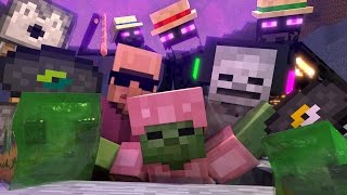 DANCE BATTLE  Minecraft Animation [upl. by Attelahs]