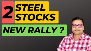 2 Steel Stocks  New Rally  Tata Steel Share and SAIL Share [upl. by Jenesia]