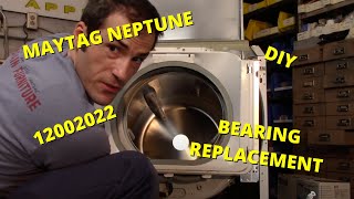 Maytag Neptune Bearing Replacement How To Tutorial 12002022 [upl. by Aneerak]