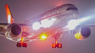 30 MINUTES of Night PLANE SPOTTING at LAX Los Angeles Airport  LAX  KLAX [upl. by Scrope10]