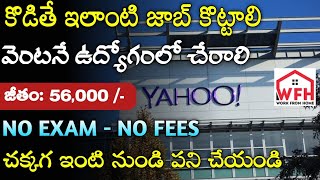 కొడితే ఇలాంటి జాబ్ కొట్టాలి ఇంటి నుండి పని  Work From Home Jobs in Telugu  Tech Guruvu [upl. by Lehte641]