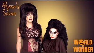 Alyssa Edwards Secret  Halloween Special with Sharon Needles [upl. by Kcub]