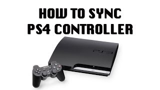 How to Sync PS4 Controller [upl. by Mignonne]