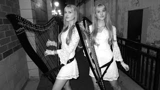 THE SOUND OF SILENCE Harp Twins Electric Harp [upl. by Eniagrom]