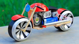 How to Make Toy Motorcycle at Home  Amazing DIY Bike [upl. by Eirrotal151]